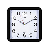 Интерьерные часы Рубин 29*29 квадрат Классика черный 7667В — фото, цена, купить