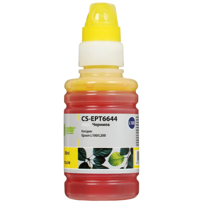 Чернила Cactus CS-EPT6644 ЖЕЛТЫЙ (100МЛ) EPSON L100 CS-EPT6644 от магазина Zakaz43