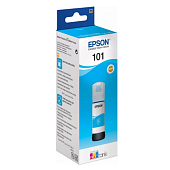 Чернила Epson Original L101 C13T03V24A СИНИЙ (6000СТР.) (70МЛ) ДЛЯ Epson L4150/L4160/L6160/L6170/L6190 — фото, цена, купить
