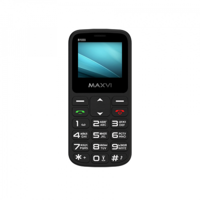 Сотовые телефоны Maxvi B100i black 5184 от магазина Zakaz43