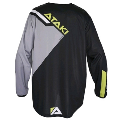 Мотоджерси ATAKI Impact (черный/серый/Hi-Vis желтый, XS, 6430427-713-9989) 6430427-713-9989 от магазина Zakaz43