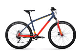 29 FORWARD APACHE 29 2.0 D (29" 8 ск. рост. 17") 2023, темно-синий/красный, RB3F980D8DBUXRD велосипед