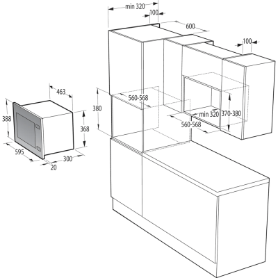 Встраиваемые Gorenje BM 171E2X BM 171 E2X  от магазина Zakaz43