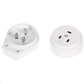 Комплект подключения плиты с заземлением открытая установка цвет белый