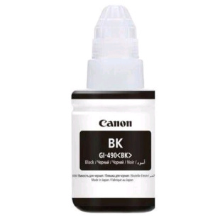 Canon GI-490BK 0663C001 черный (135мл) для Canon Pixma G1400/2400/3400 Чернила