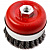 Кордщетка для МШУ Redverg чашеобразная витая усиленная 90мм М14(830241) Оснастка для электроинструмента