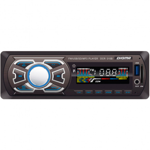 Digma DCR-310B автомагнитола CD-MP3