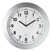 Интерьерные часы Рубин круг пластик d31 Классика корпус серебряный 3125-013 — фото, цена, купить