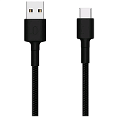 Кабель USB Xiaomi Mi Braided USB Type-C Cable Black 100cm — фото, цена, купить