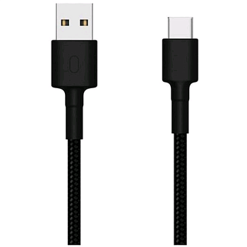 Кабель USB Xiaomi Mi Braided USB Type-C Cable Black 100cm — фото, цена, купить