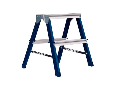 Лестницы, Стремянки Стремянка Алюмет 2 ступени стальная двухсторонняя  от магазина Zakaz43