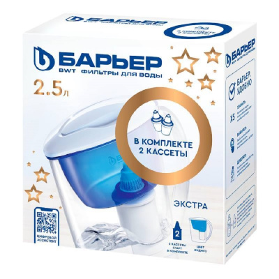 Фильтры-кувшины Барьер Экстра+ 2кассеты сменные 1 от магазина Zakaz43