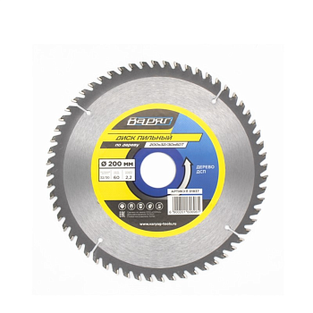 Диски Диск пильный по дереву 200x32/30x60T ВАРЯГ (1/50) — фото, цена, купить
