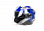 HIZER B208 (L) #3 blue/black (2 визора) Мотошлем