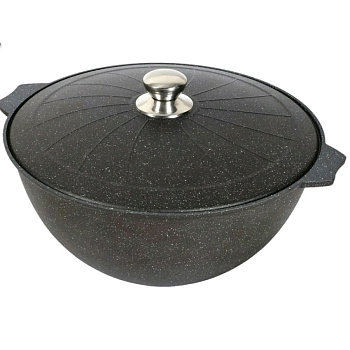 Утятницы,казаны Кукмор Мечта "Гранит black"  510802 а/п литой — фото, цена, купить