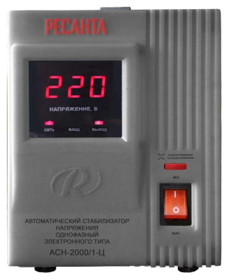 Стабилизаторы напряжения Ресанта АСН- 2 000/1-Ц  от магазина Zakaz43