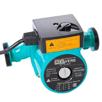 Насосы циркуляционные Насос циркуляционный REDVERG RD-CP25/6 RD-CP25/6 от магазина Zakaz43