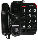 Телефоны проводные Maxvi CB-01 black — фото, цена, купить