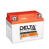 Аккумулятор Delta 12В 4А (СТ 1204) обр./пол. (- +) Аккумулятор