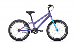 20 ALTAIR MTB HT 20 low (рост 10.5" 1ск.)  2020-2021, фиолетовый/голубой Велосипед велосипед