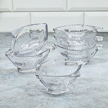 Тарелки,миски,салатники Набор салатников 6шт 10х12см FIGHTER FISH BL7122GCL  — фото, цена, купить