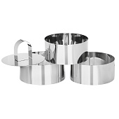 Формы для выпечки и противни VETTA 865-019 Набор форм для приготовления салатов\десертов 4пр, 9х4см 08A4001 — фото, цена, купить