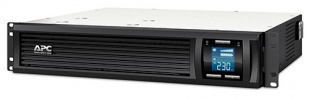 APC Smart-UPS SMC1000I-2U 1000VA черный Входной 230V/Выход 230V USB 2U LCD Источник бесперебойного питания