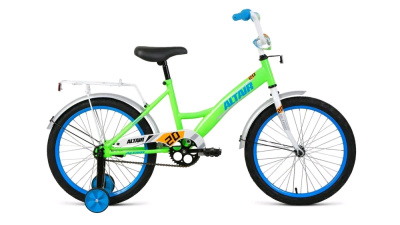 Велосипеды 20 ALTAIR KIDS 20 (20" 1 ск. рост. 13") 2022, ярко-зеленый/синий, IBK22AL20040  от магазина Zakaz43