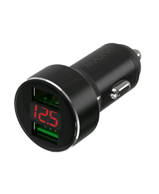 Адаптер для телефона Maxvi CCM-M542 LED metallic black 4073 от магазина Zakaz43