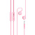 Devia D2 Ripple In-Ear Headphones - Pink (6952897987022) Наушники