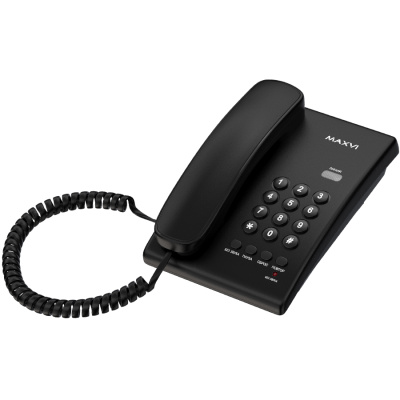 Телефоны проводные Maxvi CS-02 black 00000005563 от магазина Zakaz43