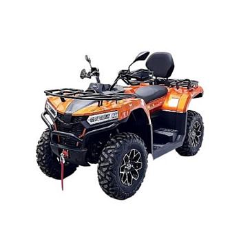 Квадроциклы трициклы Bizon YK450AL EPS EFI Инжектор, Водяное охл, Привод 4х4, Лебедка, Усилитель руля (ПТС) (Оранжевый) — фото, цена, купить