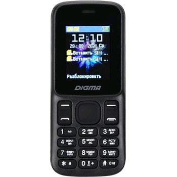 Сотовые телефоны Digma Linx A172 32Mb черный — фото, цена, купить