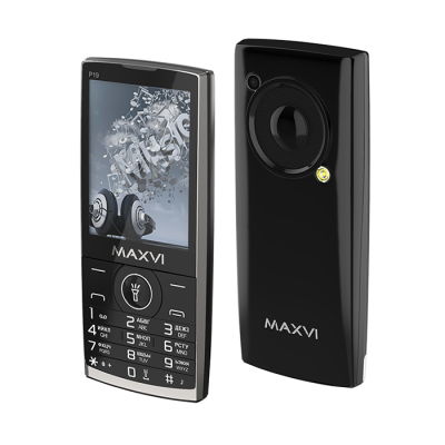 Сотовые телефоны Maxvi P19 black 4245 от магазина Zakaz43