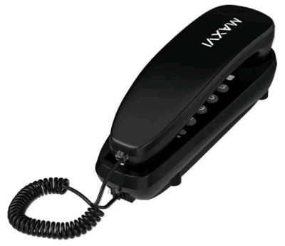 Телефоны проводные Maxvi CS-01 black 4451 от магазина Zakaz43