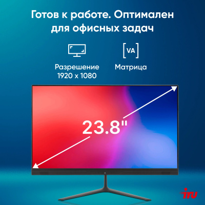 Моноблоки IRU P233 23.8" Full HD i3 1005G1 (1.2) 8Gb SSD256Gb UHDG CR Windows 11 Pro GbitEth WiFi BT (1971916) 1971916 от магазина Zakaz43