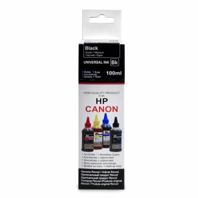 Чернила Revcol для Canon/HP universal, Black, Dye, 100 мл (K-R-HCL-0,1-BD) K-R-HCL-0,1-BD от магазина Zakaz43