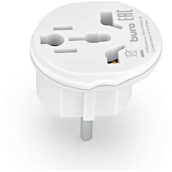 Сетевые фильтры Buro BU-PA01-W (1 РОЗЕТКА) БЕЛЫЙ (ПАКЕТ ПЭ) — фото, цена, купить