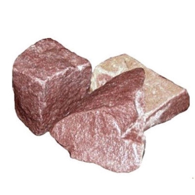 Аксессуары для печи Камень малиновый кварцит колотый, сред. фракции кор (20 кг)  от магазина Zakaz43