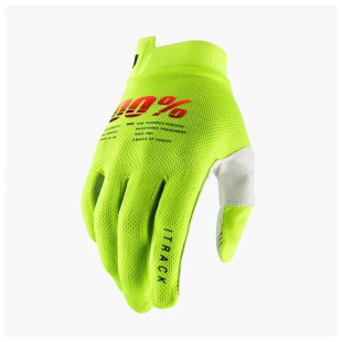 100% ITrack Youth Glove (Fluo Yellow, S, 2021 (10015-004-04)) мотоперчатки