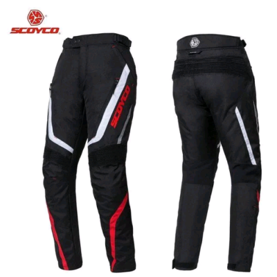 Мотоштаны Scoyco Р067 черные/буквы красные р-р 30, M P-067 от магазина Zakaz43