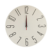 Интерьерные часы Рубин круг пластик d30 Классика корпус белый+чёрный 3010-001 — фото, цена, купить