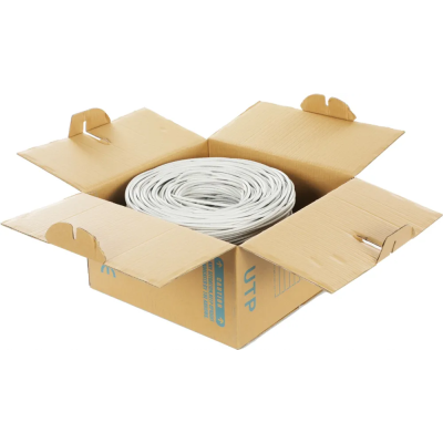 Монтажное оборудование UTP 4 пары cat.6 solid 0.55мм CCA 305м серый  от магазина Zakaz43