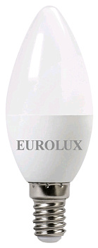 Лампочки Лампа светодиодная LL-E-C37-7W-230-4K-E14 (свеча, 7Вт, нейтр., Е14) Eurolux 76/2/8 — фото, цена, купить