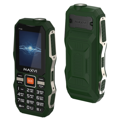 Сотовые телефоны Maxvi P100 green 4025 от магазина Zakaz43