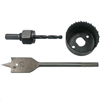 По дереву Набор для установки замков RedVerg с перовым сверлом 23 мм(601021) — фото, цена, купить