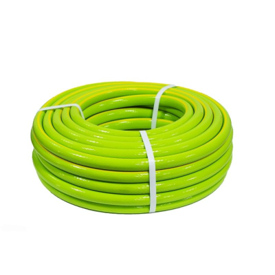 Шланги поливочные Шланг ПВХ армированный 3-х слойный 18х24мм (3/4") GARNET МЕЛИССА зеленый с желтой полосой 25м 22201 от магазина Zakaz43