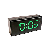 Радиоприемники Часы N 6093 зеленый USB, 3*R3 — фото, цена, купить