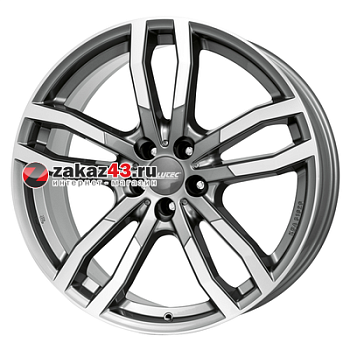 Диски Alutec DriveX 9,5x21/5x112 ET53  DIA66,5 Metal Grey Front Polished WHS165739 — фото, цена, купить