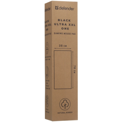 Коврики для мыши Defender Black Ultra XXL One 780*380*5 мм, ткань+резина 50005 от магазина Zakaz43